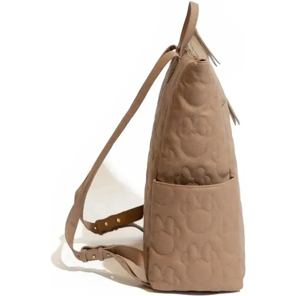 Freshly Picked - Minnie Mouse Minimal Backpack tan vegan leather large new $220